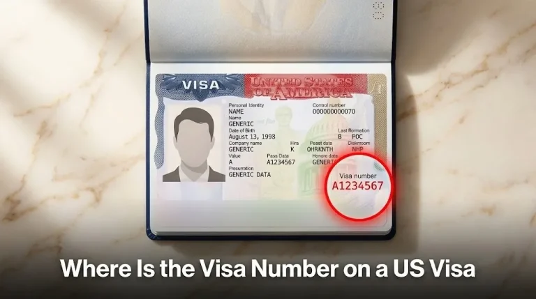 Where Is the Visa Number on a US Visa: Exact Location Guide 2026